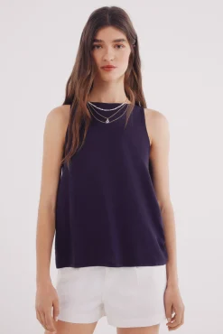 Camiseta lisa bimateria