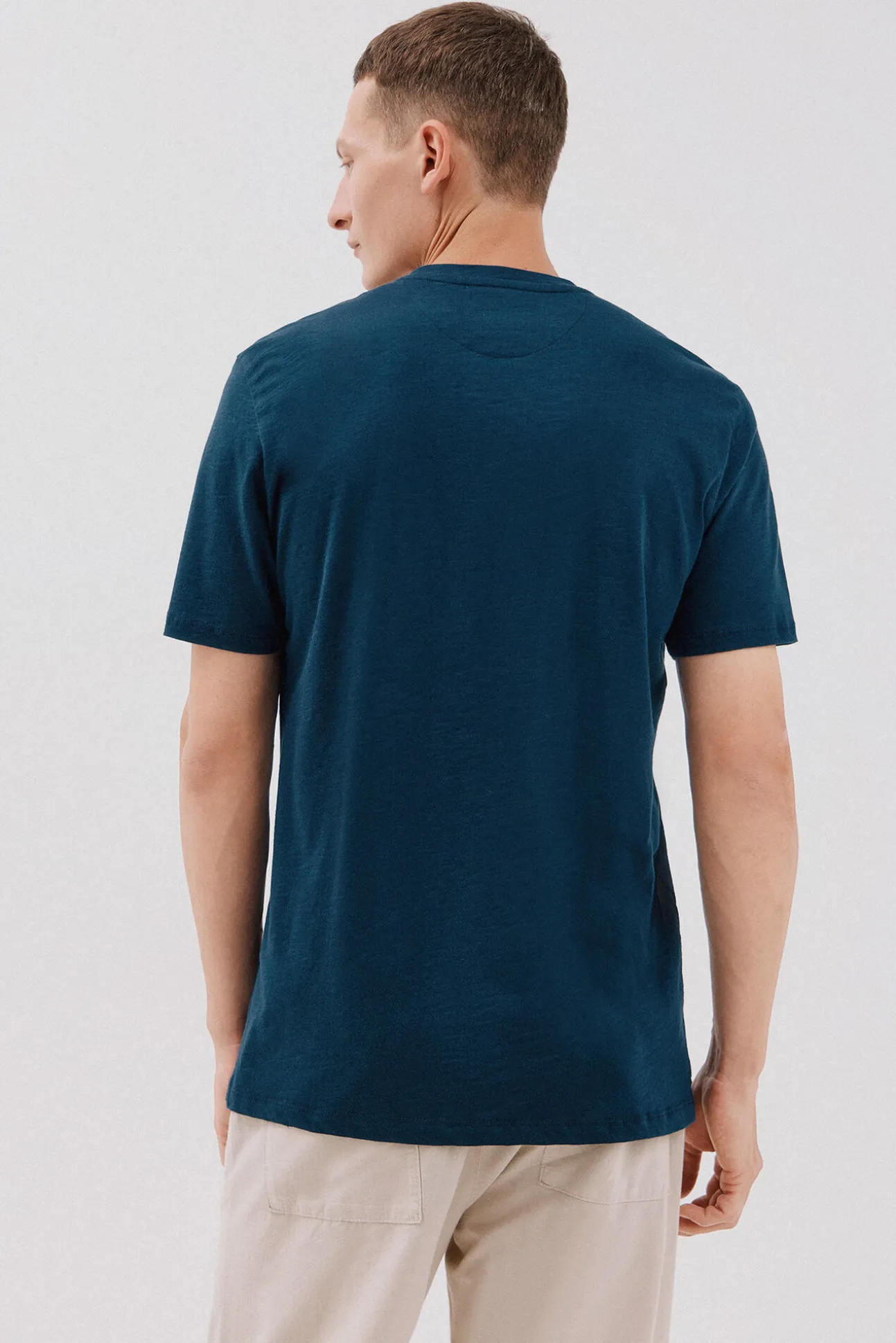 Camiseta lisa slub