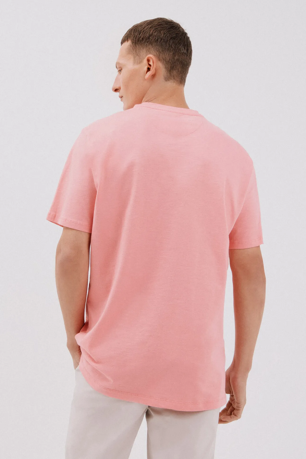 Camiseta lisa slub