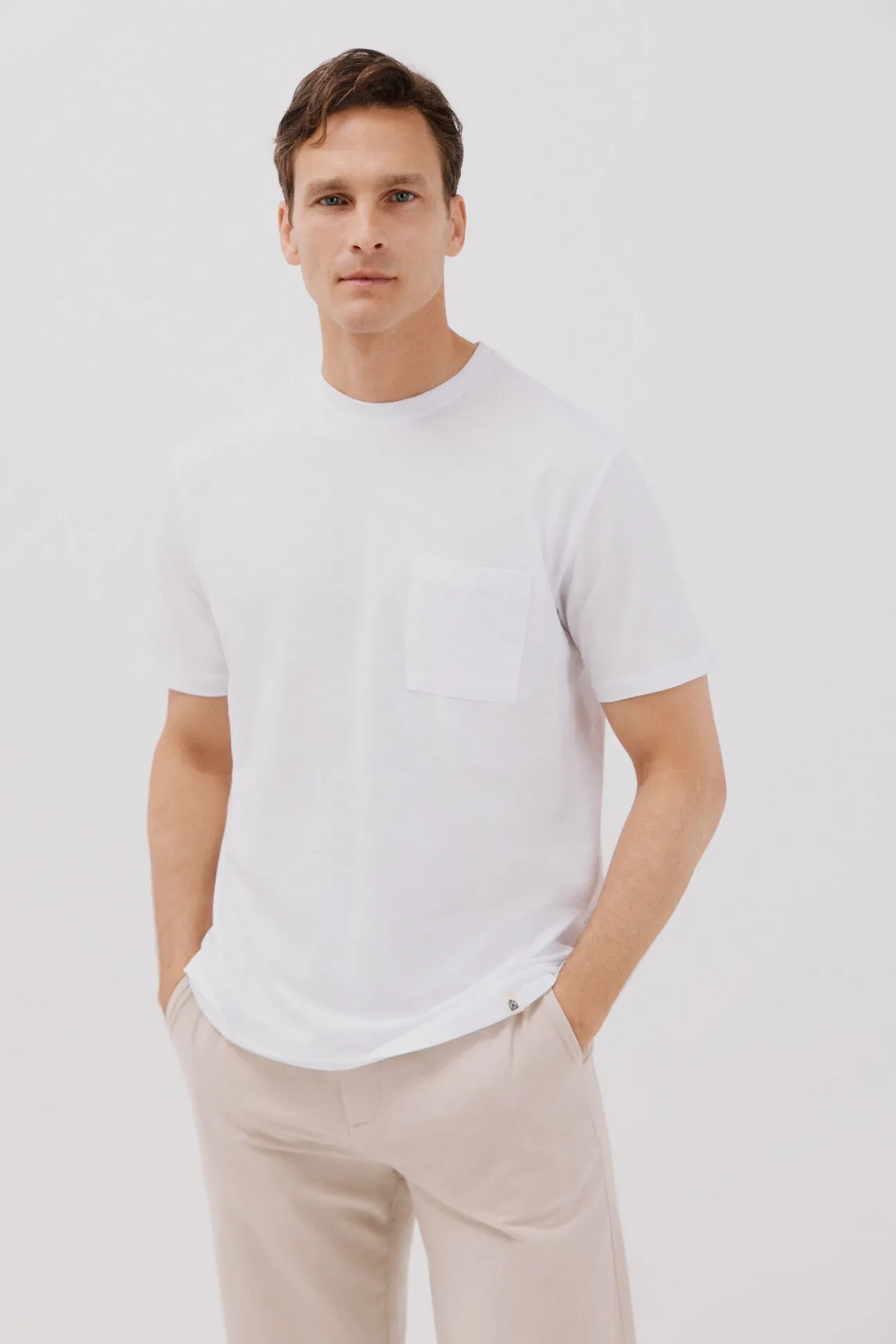 Camiseta lisa slub