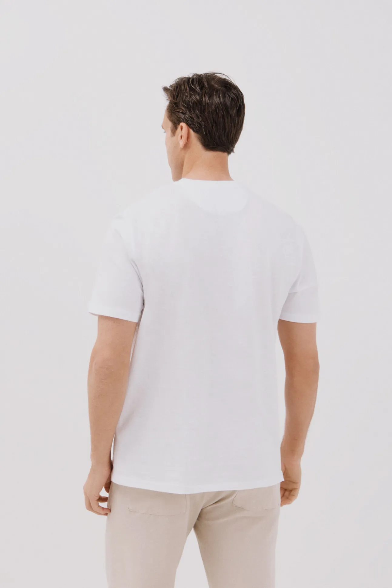 Camiseta lisa slub