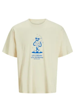 Camiseta loose fit manga corta
