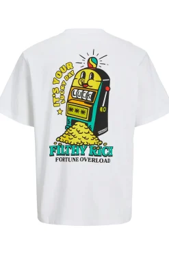 Camiseta loose fit manga corta