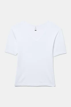 Camiseta manga corta 100% algodón térmica con doble capa