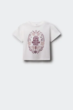 Camiseta manga corta Stay wild niña