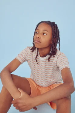 Camiseta multiraya niño
