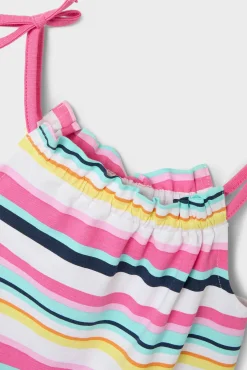 Camiseta niña rayas de tirante