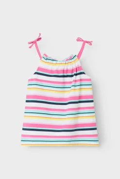 Camiseta niña rayas de tirante