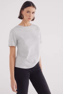Camiseta ojales metálikcos mangas