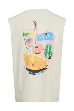 Camiseta oversize sin mangas