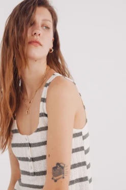 Camiseta panadera botones