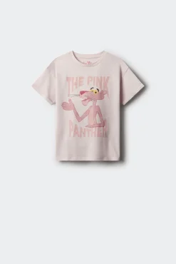 Camiseta pantera rosa niña