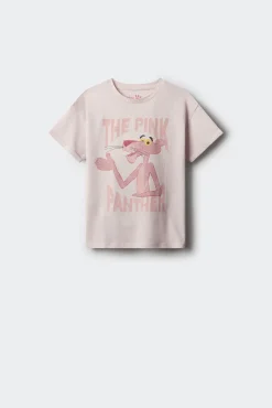 Camiseta pantera rosa niña