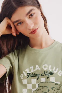 Camiseta "Pizza club"