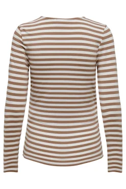 Camiseta premamá de cierre cruzado y cuello V