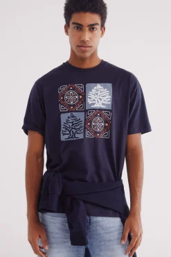Camiseta árbol étnico