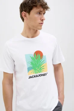Camiseta regular fit estampada