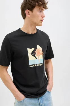 Camiseta regular fit estampada