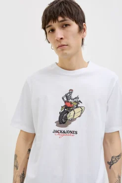 Camiseta regular fit estampada