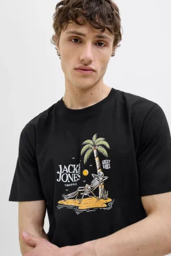 Camiseta regular fit estampada