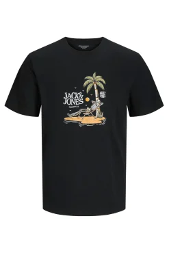 Camiseta regular fit estampada