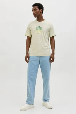 Camiseta regular fit estampada