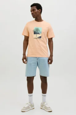 Camiseta regular fit estampada
