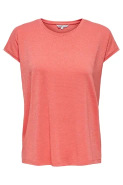 Camiseta regular fit glitter