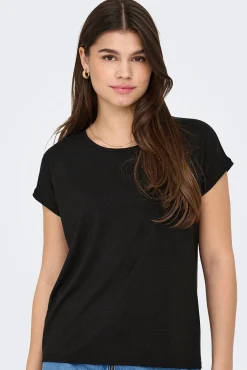 Camiseta regular fit glitter