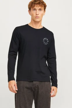 Camiseta regular fit mangas largas