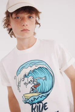 Camiseta skate niño
