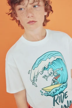 Camiseta skate niño