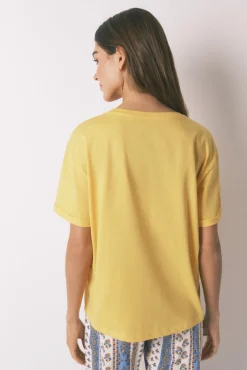 Camiseta SmileyWorld® amarillo 100% algodón