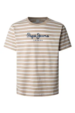 Camiseta Striped Eggo Manga Corta
