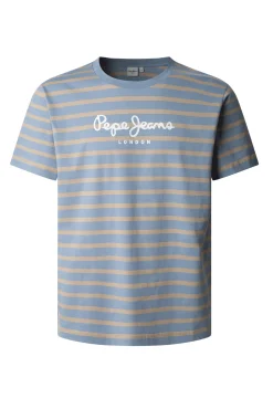 Camiseta Striped Eggo Manga Corta