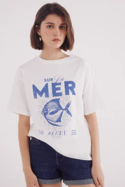 Camiseta "Sur la mer"
