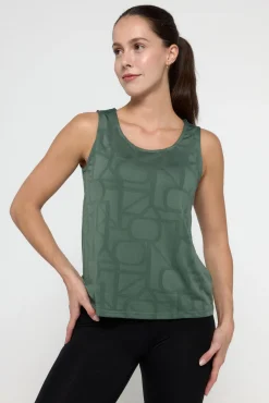 Camiseta técnica de tirantes y cuello redondo