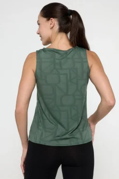 Camiseta técnica de tirantes y cuello redondo