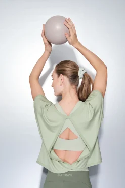 Camiseta tejido extra suave verde