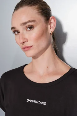 Camiseta tejido extra suave negra
