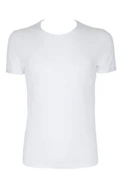 Camiseta termal de hombre cuello redondo manga corta