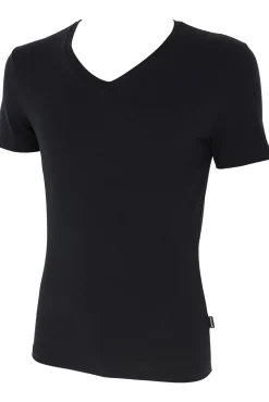 Camiseta termal de hombre cuello pico manga corta