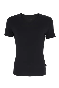 Camiseta termal de hombre cuello pico manga corta