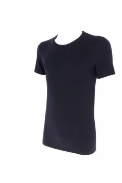 Camiseta termal de hombre cuello redondo manga corta