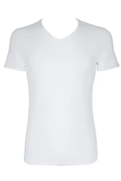 Camiseta termal de hombre cuello pico manga corta