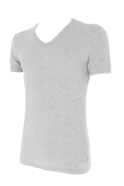 Camiseta termal de hombre cuello pico manga corta