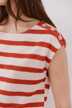 Camiseta textura rayas