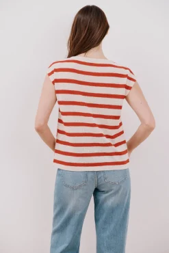 Camiseta textura rayas