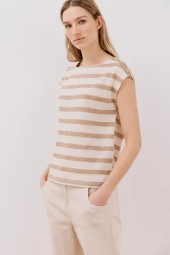 Camiseta textura rayas