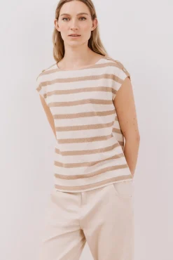 Camiseta textura rayas